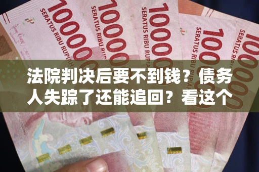 武汉法院判决后要不到钱？债务人失踪了还能追回？看这个方法！
