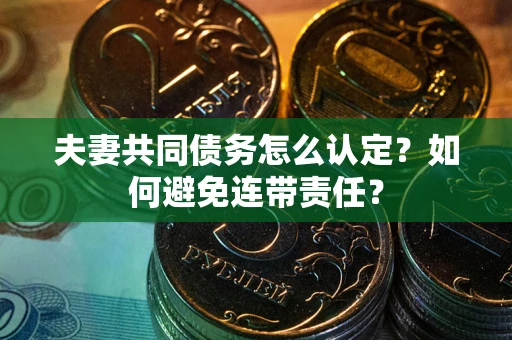 武汉夫妻共同债务怎么认定？如何避免连带责任？