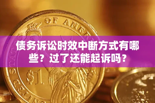 武汉债务诉讼时效中断方式有哪些？过了还能起诉吗？