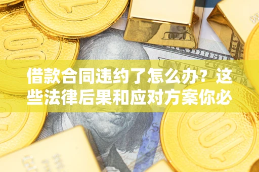 武汉借款合同违约了怎么办？这些法律后果和应对方案你必须知道
