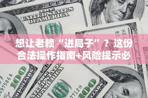 武汉想让老赖“进局子”？这份合法操作指南+风险提示必须看！