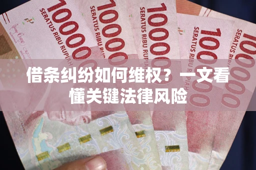武汉借条纠纷如何维权？一文看懂关键法律风险