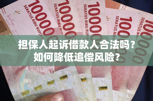 武汉担保人起诉借款人合法吗？如何降低追偿风险？