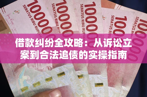 武汉借款纠纷全攻略：从诉讼立案到合法追债的实操指南