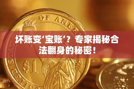 武汉坏账变‘宝账’？专家揭秘合法翻身的秘密！