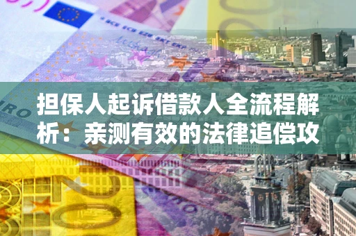 武汉担保人起诉借款人全流程解析：亲测有效的法律追偿攻略