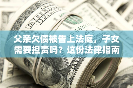 武汉父亲欠债被告上法庭，子女需要担责吗？这份法律指南必须看完