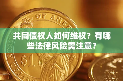 武汉共同债权人如何维权？有哪些法律风险需注意？
