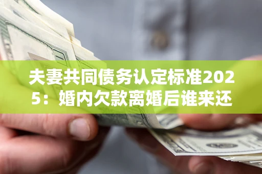 武汉夫妻共同债务认定标准2025:婚内欠款离婚后谁来还? 武汉夫妻共同债务认定标准2025:婚内欠款离婚后谁来还?