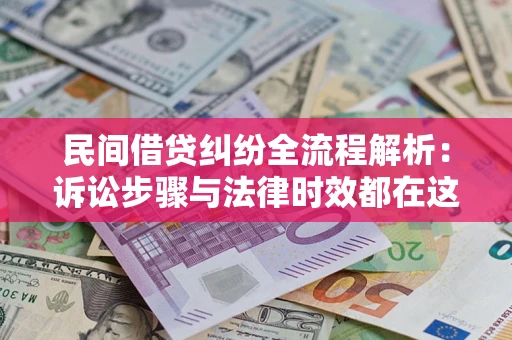 武汉民间借贷纠纷全流程解析：诉讼步骤与法律时效都在这儿了