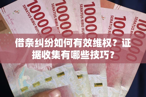 武汉借条纠纷如何有效维权？证据收集有哪些技巧？