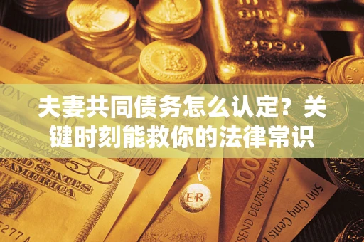 武汉夫妻共同债务怎么认定？关键时刻能救你的法律常识