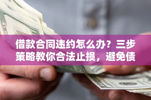 武汉借款合同违约怎么办？三步策略教你合法止损，避免债务危机升级