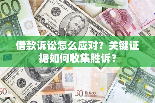 武汉借款诉讼怎么应对？关键证据如何收集胜诉？
